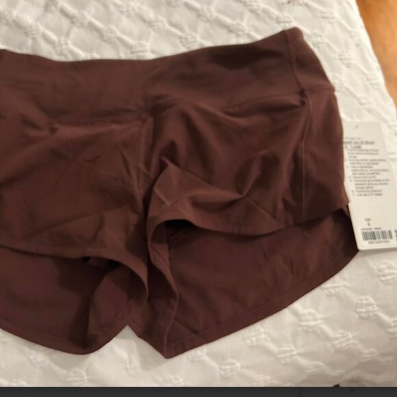 nwt lululemon speed shorts - Picture 1 of 2